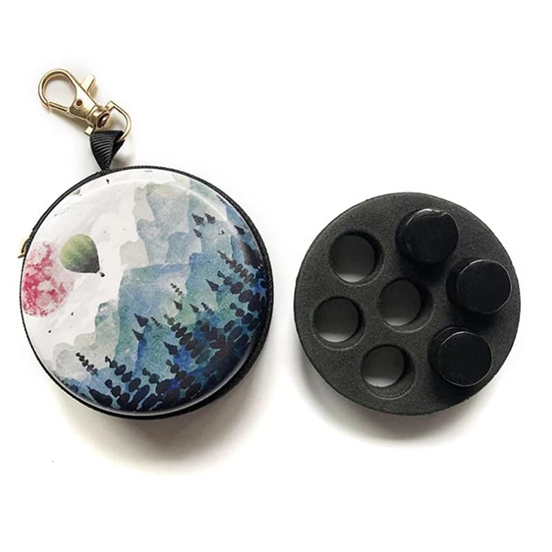 Sac de rangement portable pour vernis à ongles, étui à huiles essentielles, boîte à huiles essentielles, support de voyage, 6, 7/12 HI