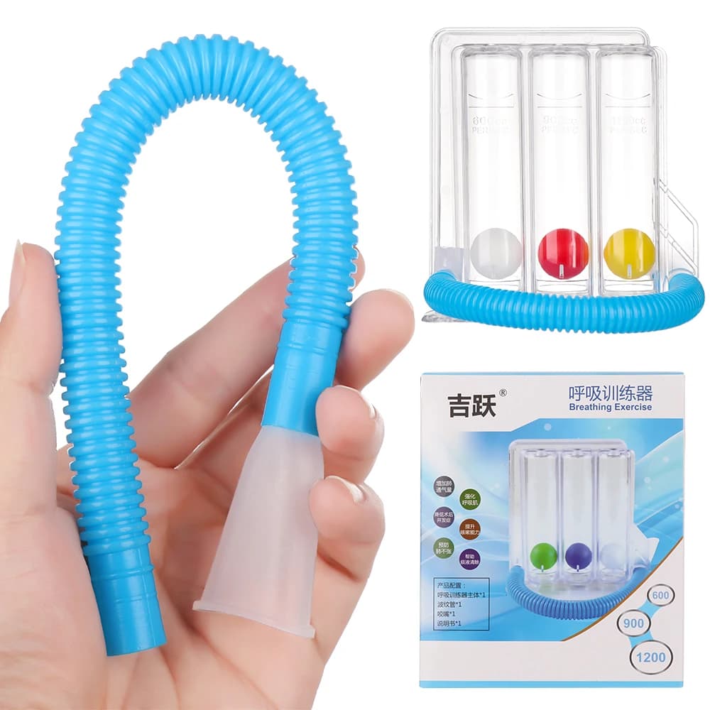 3IkBreathing Trainer, Amélioration de la fonction pulmonaire, Vaccination, Spirométrie iratoire, Exercice respiratoire, Système de mesure