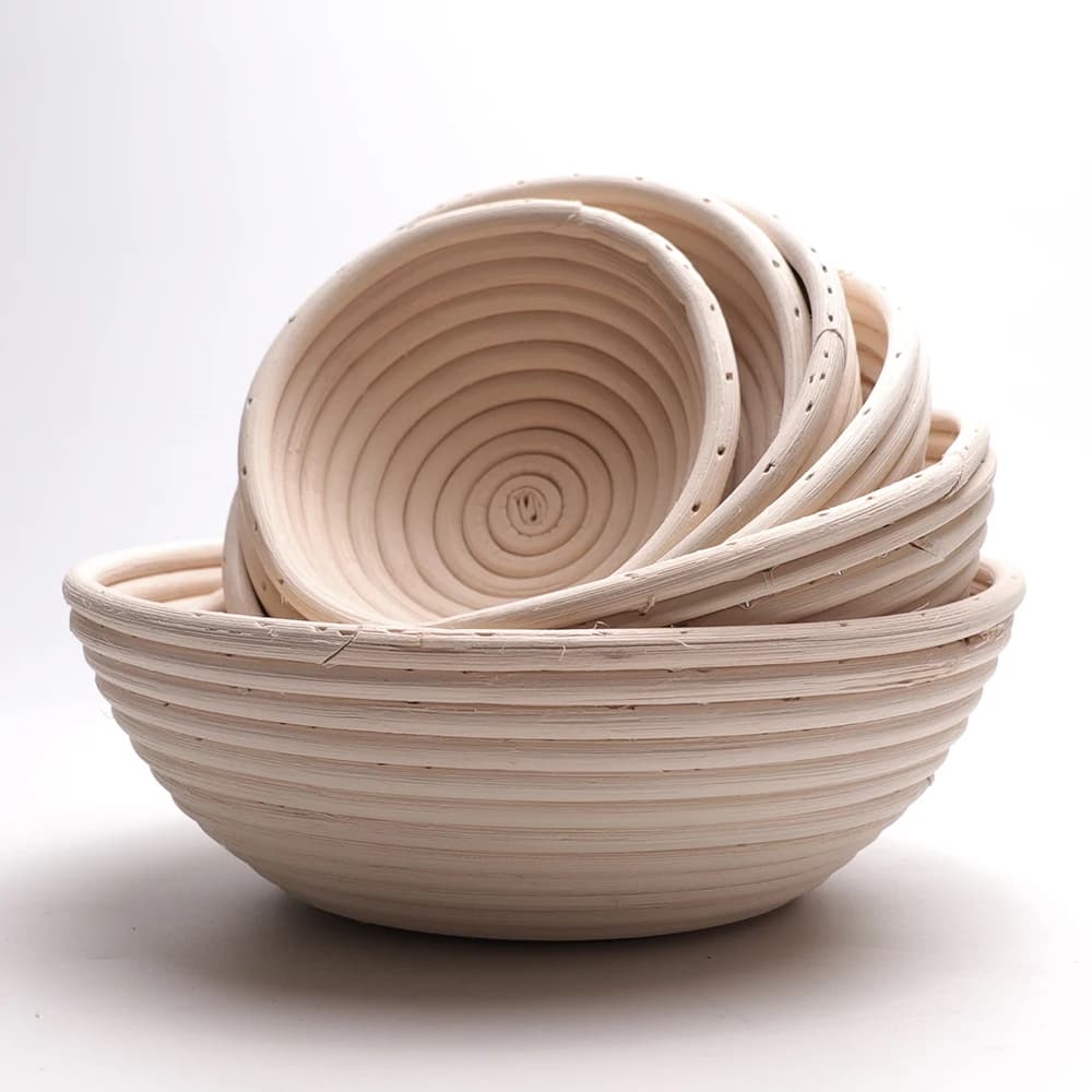 Panier de levage du pain, bols et doublures pour la levée de la pâte, accessoires parfaits pour la fabrication de pain au levain maison