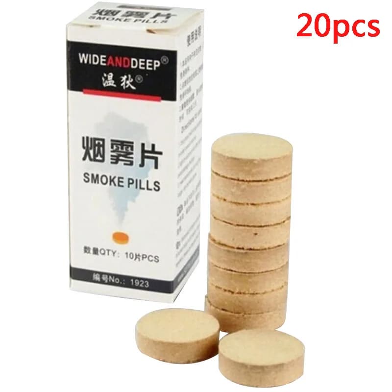 Bombe à fumée blanche pour effets de fumée, accessoires de photographie pour fêtes, décoration DIY, pilules de fumée magique