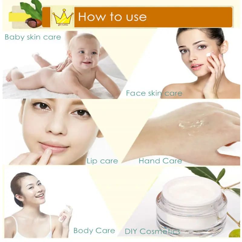 100g Dimollaure Huile de beurre de karité naturel non raffiné Soins de la peau biologiques Hydratant Massage corporel