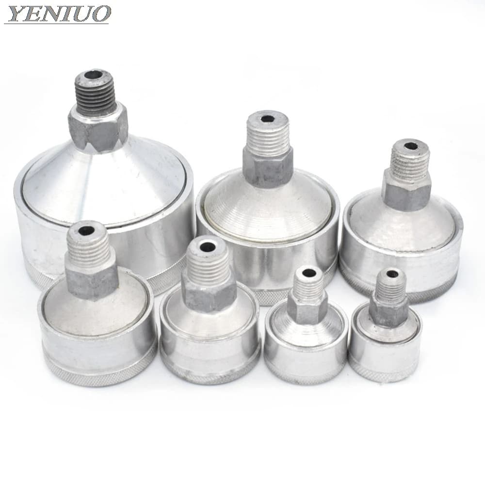 Bouteille d'huile en aluminium avec bouchon à vis, capacités 3ml, 6ml, 12ml, 18ml, 25ml, 50ml, 100ml, pour moteurs de tracteurs à gaz, vapeur et essence