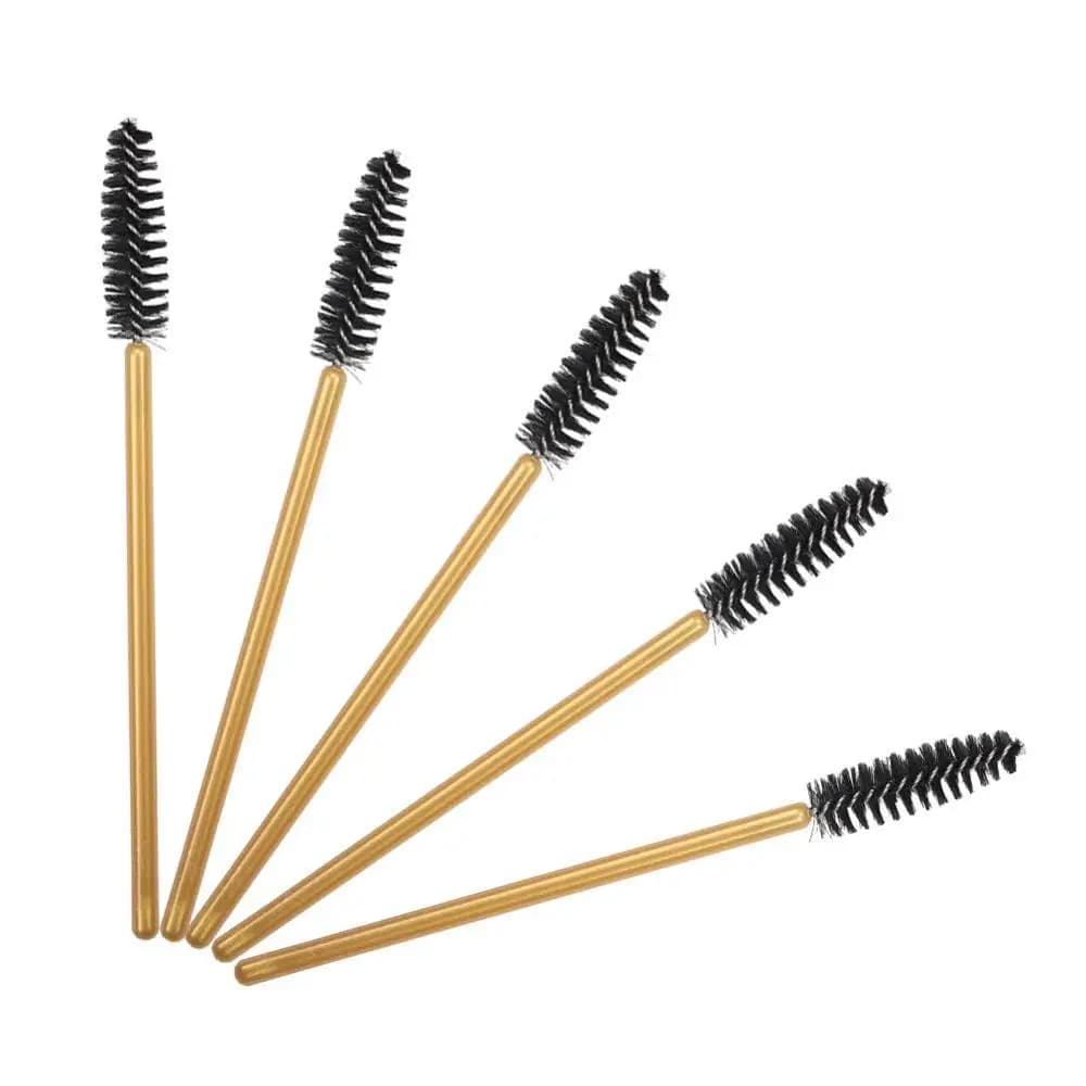 Brosse à cils professionnelle pour femme, tête de rouleau à cils, mascara au poulet noir, outils cosmétiques, pinceaux de maquillage, 1000 pièces