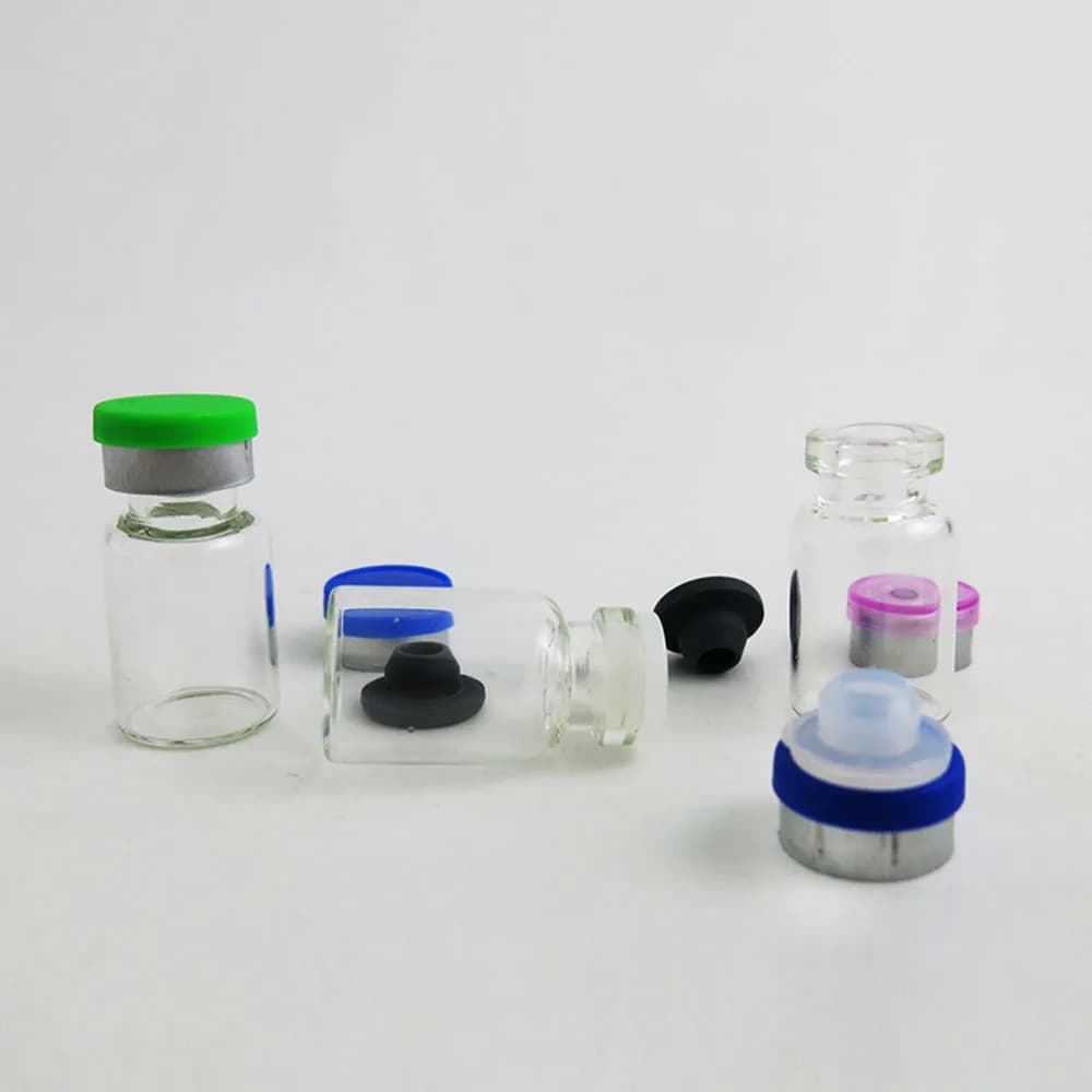 Bouteilles en verre avec couvercle rabattable, 100x2ml, pour parfum, huiles essentielles, échantillons de produits pharmaceutiques et bouchon en caoutchouc