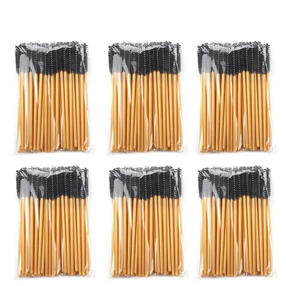 Brosse à cils professionnelle pour femme, tête de rouleau à cils, mascara au poulet noir, outils cosmétiques, pinceaux de maquillage, 1000 pièces