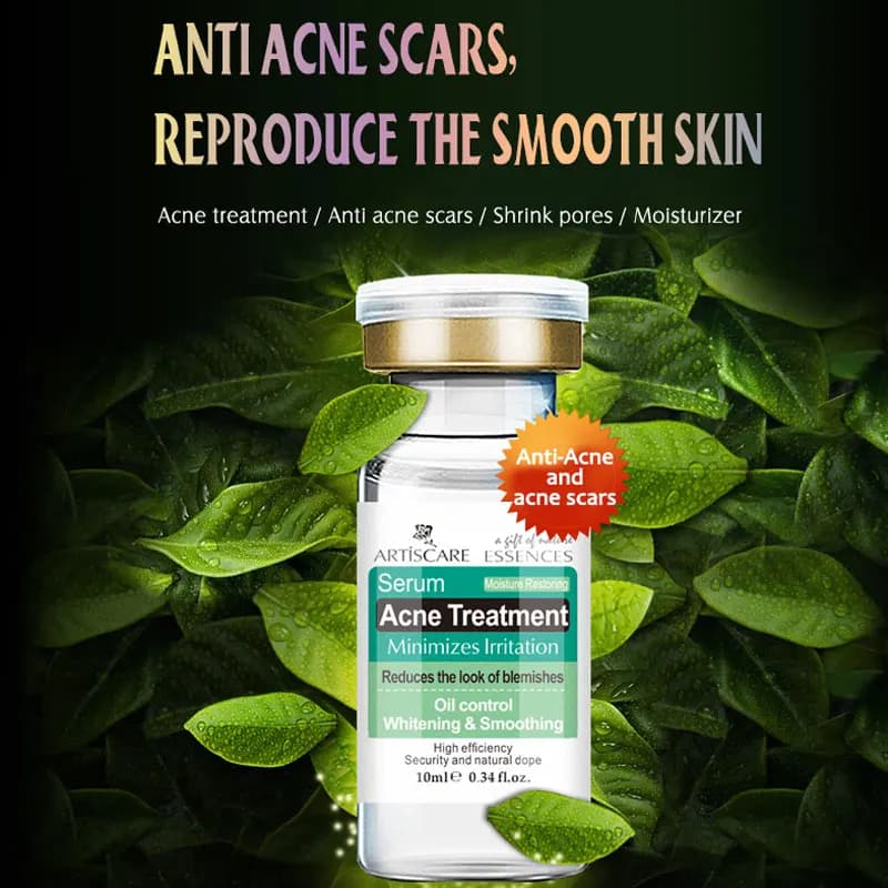 Sérum pour le visage ARTISCARE 3 pièces pour boutons contrôle du sébum hydratant soin