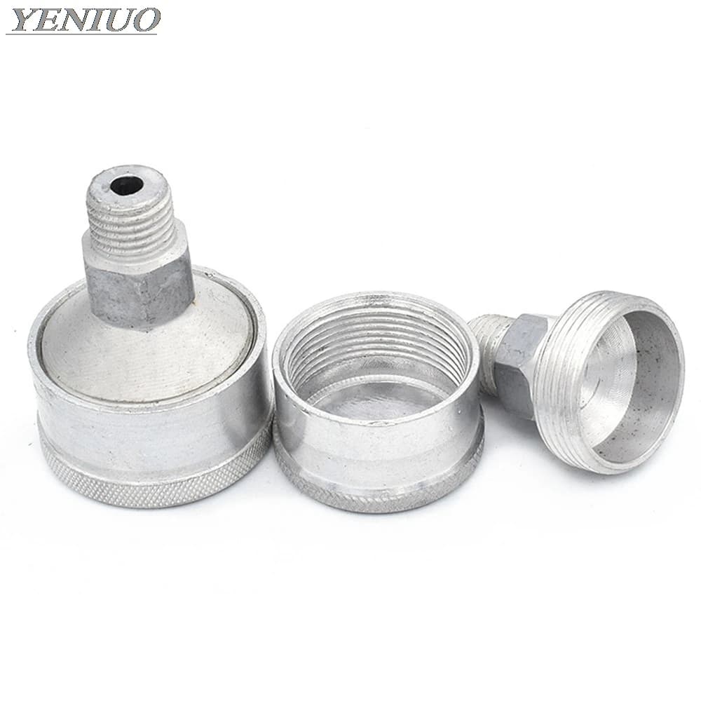 Bouteille d'huile en aluminium avec bouchon à vis, capacités 3ml, 6ml, 12ml, 18ml, 25ml, 50ml, 100ml, pour moteurs de tracteurs à gaz, vapeur et essence