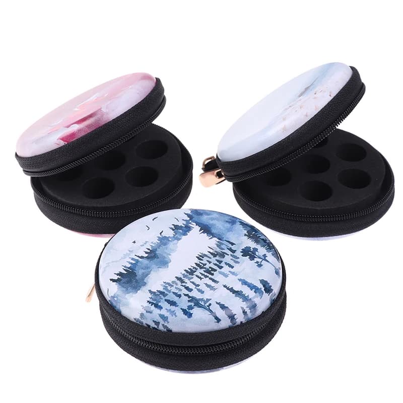 Sac de rangement portable pour vernis à ongles, étui à huiles essentielles, boîte à huiles essentielles, support de voyage, 6, 7/12 HI
