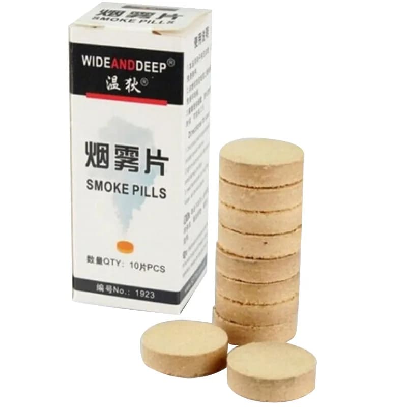Bombe à fumée blanche pour effets de fumée, accessoires de photographie pour fêtes, décoration DIY, pilules de fumée magique