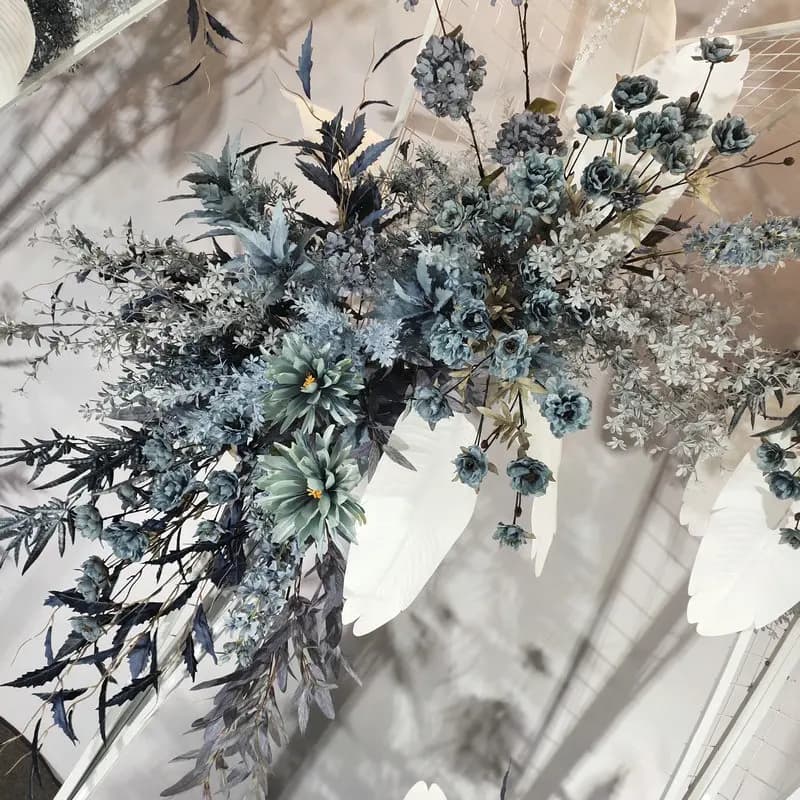 Fleurs de pivoine séchées style peinture à l'huile européenne, toucher réel, décoration pour mariage, fête, arrangement floral, 1 pièce, 7 pétales