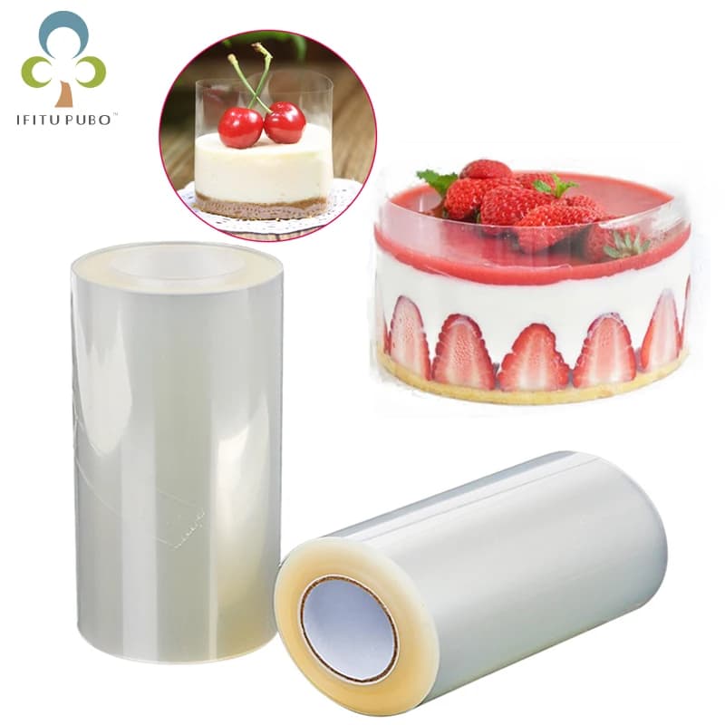 1 rouleau de Film Surround de gâteau Transparent