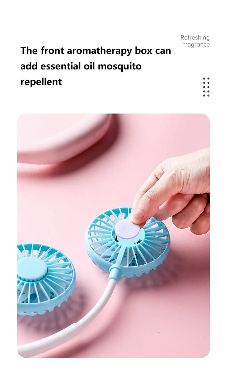 Ventilateur USB avec diffuseur d'aromathérapie