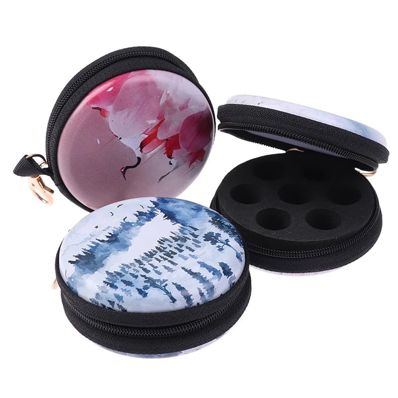 Sac de rangement portable pour vernis à ongles, étui à huiles essentielles, boîte à huiles essentielles, support de voyage, 6, 7/12 HI