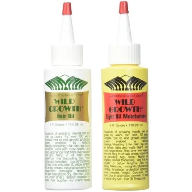 Huile pour cheveux sauvages originale, huile sauvage naturelle 4OZ