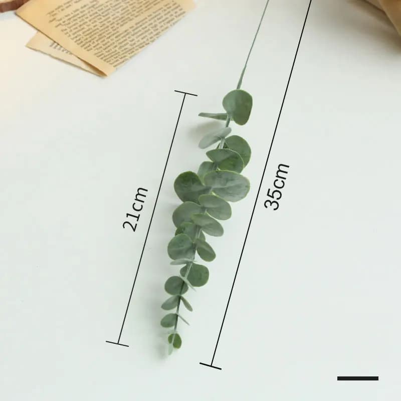 Fausses feuilles d'eucalyptus artificielles