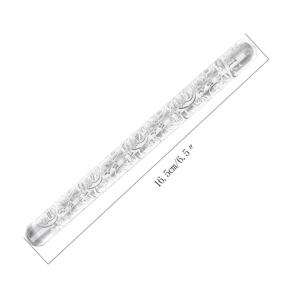 Rouleau à pâtisserie en acrylique pour gaufrage de strass, outils de cuisson de cuisine