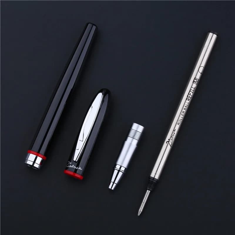 Pimio Montmartre stylo à bille de luxe à signature lisse avec recharge d'encre noire de 0,5 mm cadeau