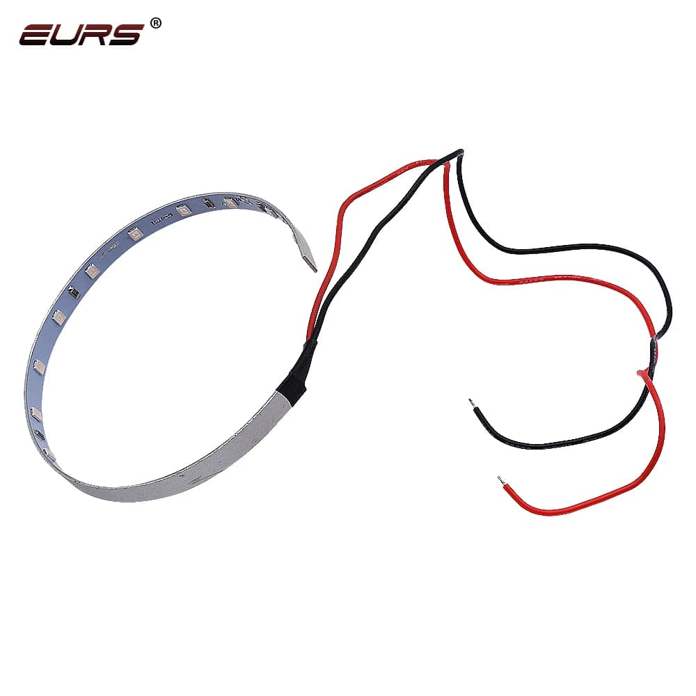 EURS LED diable yeux ange démon mauvais œil DRL LED Module phare projecteur lentille rénovation rouge bleu jaune blanc vert