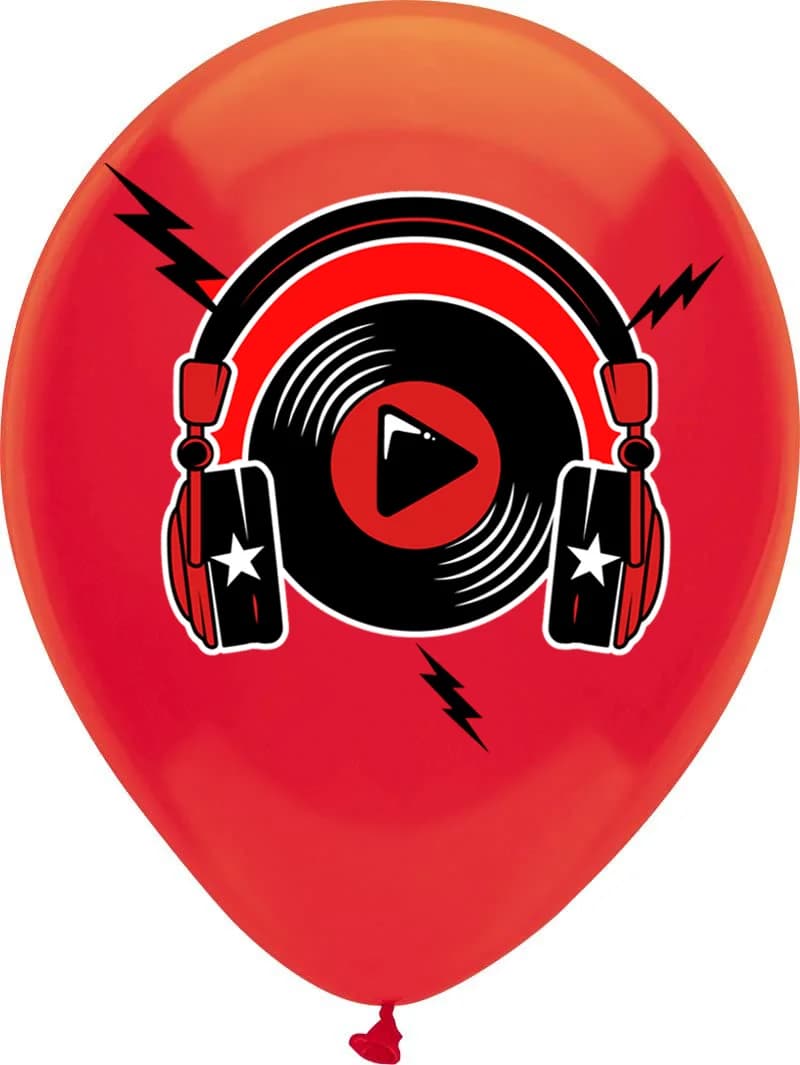 Ballons Rock and Roll en Latex