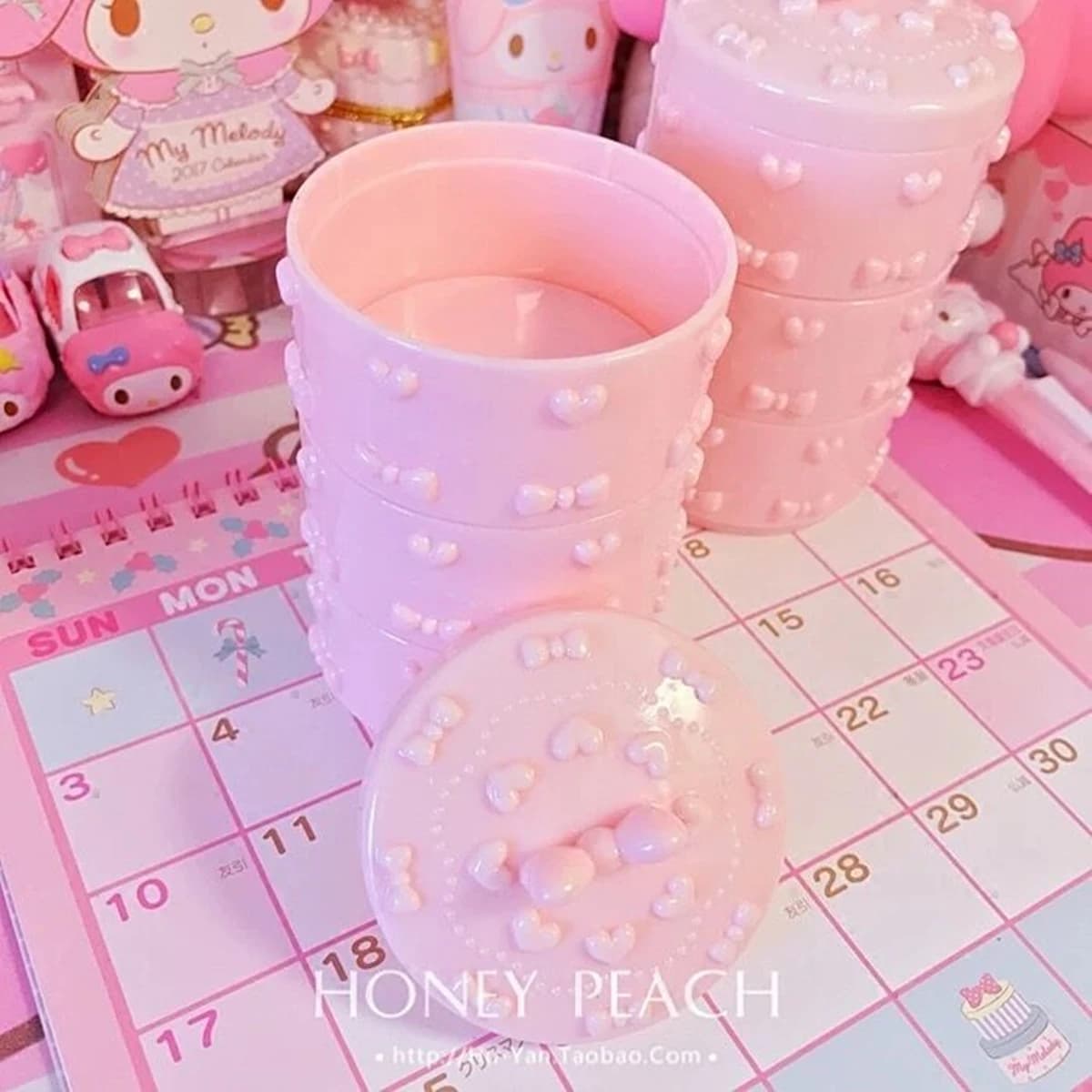 Poinboîte de rangement à nœud pour femmes, étui à bijoux Kawaii rose, conteneur de cosmétiques pour femmes, bureau, fournitures scolaires, document de bonbons