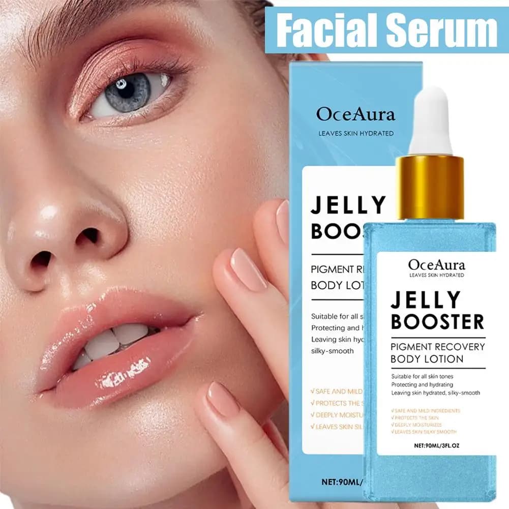 Sérum Visage à la Niacinamide Effet Gel Booster Hydratant Unifiant le Teint Minimisant les Pores Contrôle du Sébum Lissant 30ml/90ml