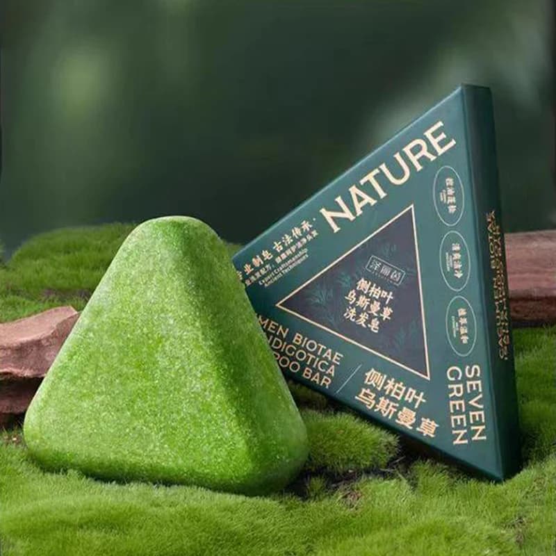 Shampoing à feuilles d'arborvitae orientales, savon, soulage les démangeaisons du cuir chevelu, renforce les racines des cheveux, contrôle de l'huile, Anti-pelliculaire, nouveau shampoing naturel