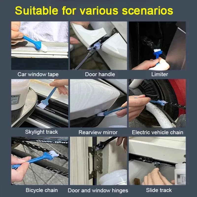 Graisse synthétique de haute qualité pour l'entretien de la voiture, graisse automatique pour toit ouvrant de voiture, graisse synthétique blanche, huile lubrifiante pour porte anormale