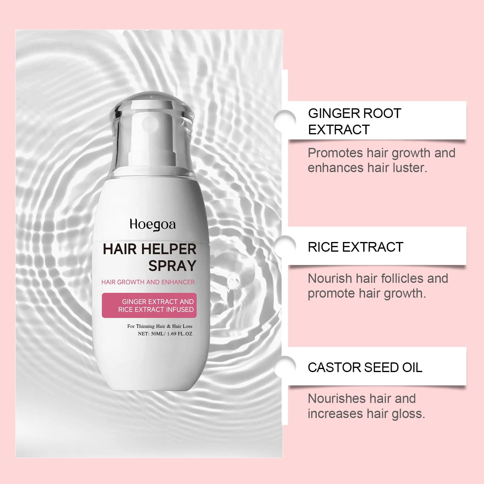 Spray Capillaire Anti-Chute pour Cheveux Fins
