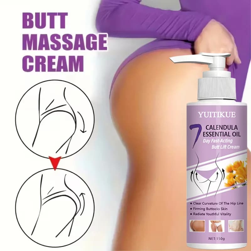 YUITIKUE Crème liftante pour fesses de 7 jours 150 g – Reafirmante à action rapide