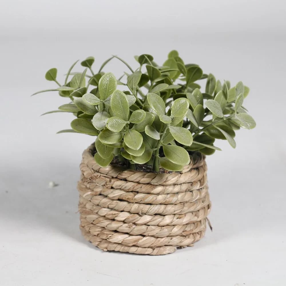 Plante en pot artificielle verte