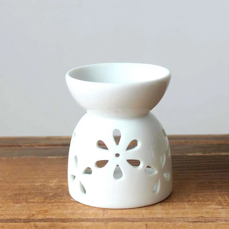 Brûleur d'arôme artisanal en céramique fait à la main