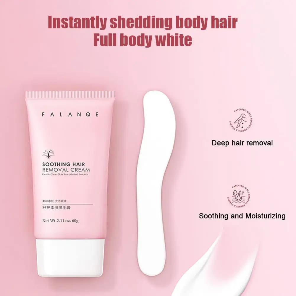 Huile de soin après épilation aux fraises, 90ml, apaise doucement la peau, hydratante, crème d'épilation, soins pour la peau, 60g
