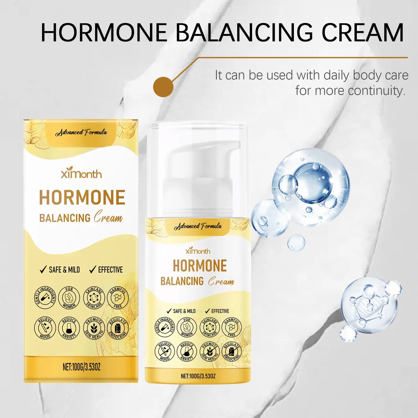 Crème d'équilibrage d'hormone