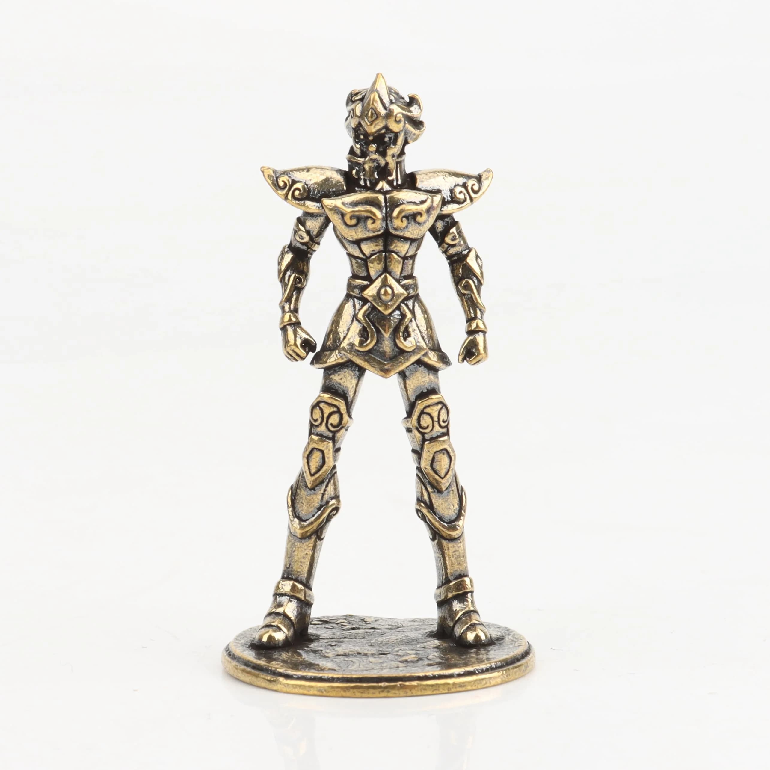 Figurines miniatures Saint Seiya en laiton doré