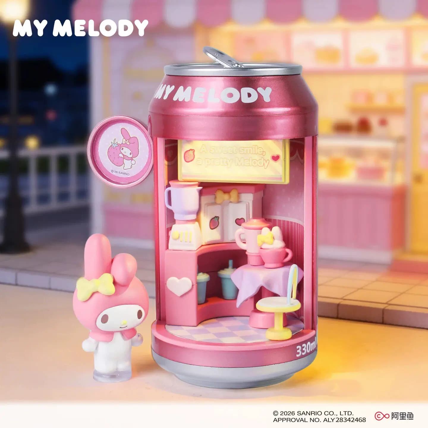 Sanrio Cinnamoroll Blind Box Série Boutique de desserts en canettes de soda
