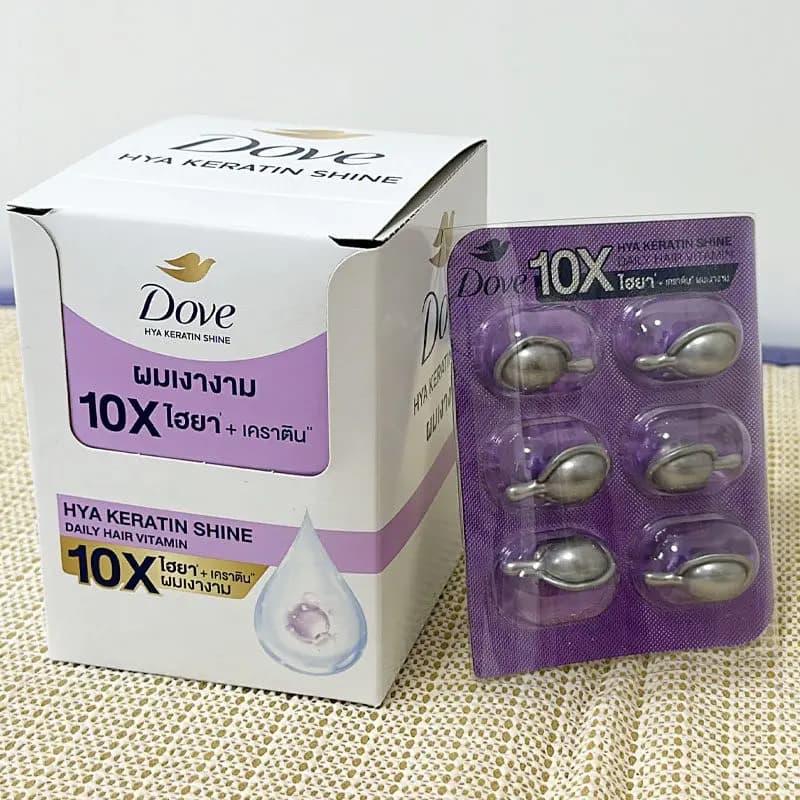 Capsules d'huile capillaire thaïlandaise
