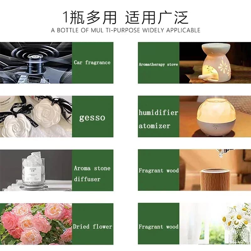 19 saveurs huiles essentielles pour diffuseur d'arôme humidificateur d'air maison soluble dans l'eau 10ml désodorisant parfums huile de parfum parfum