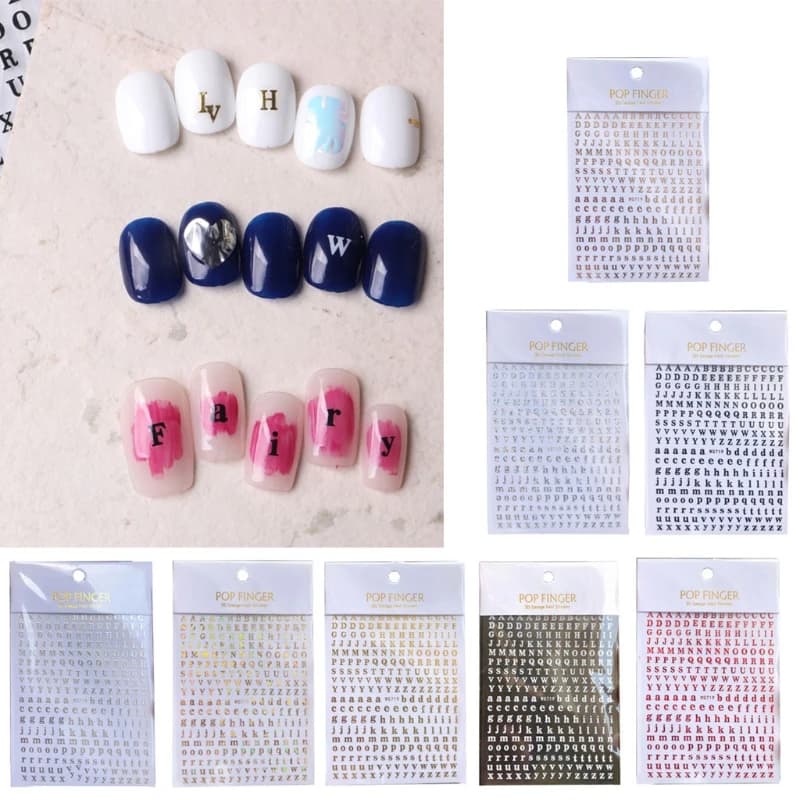 26 autocollants Alphabet à paillettes, lettres majuscules auto-adhésives inférieures pour étui, lettres autocollantes pour casquette de diplôme et artisanat d'art