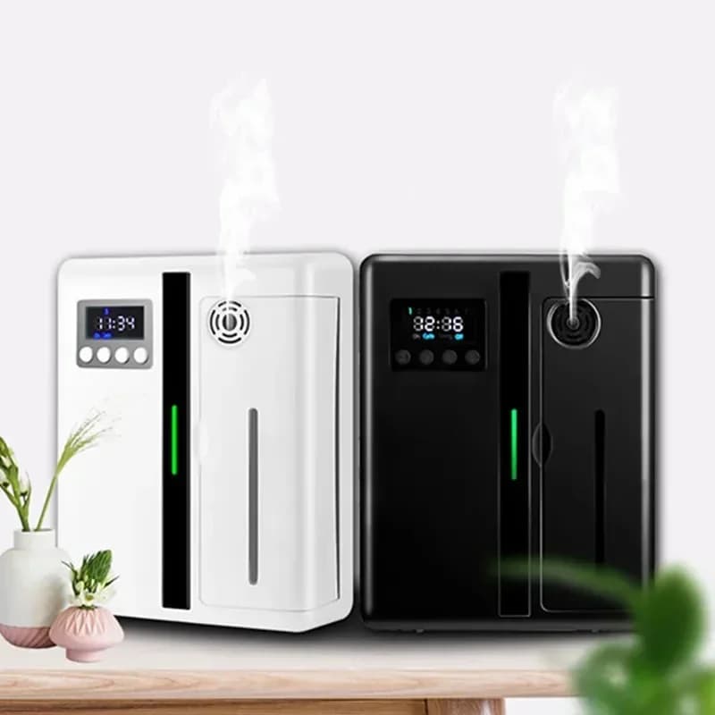 Diffuseur d'arôme d'huiles essentielles, Machine à parfum aromatisant automatique avec ventilateur à l'intérieur pour hall d'hôtel, parfum de pièce, désodorisant de maison
