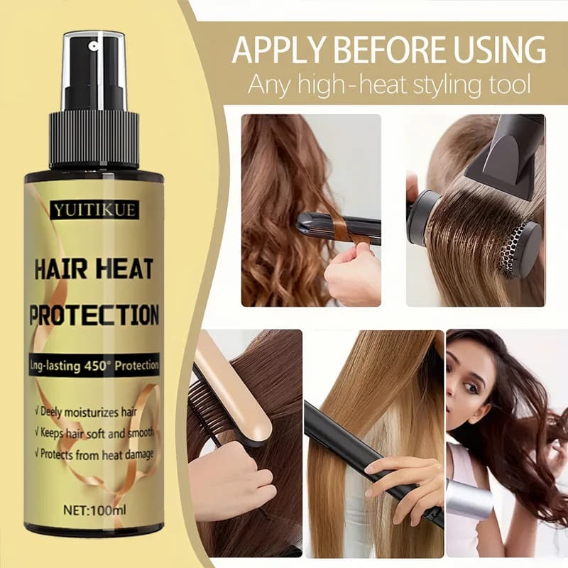 Spray de protection thermique pour cheveux YUITIKUE | 450 °