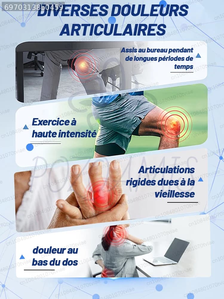 Même les douleurs articulaires tenaces peuvent être résolues facilement.