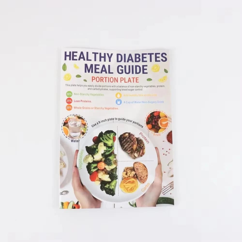 Liste des aliments pour le diabète, 3 pièces, tableau des aliments pour diabétiques, Brochure, tableau d'information pour le diabète, planificateur de repas à faible teneur en carburateur de vitamines