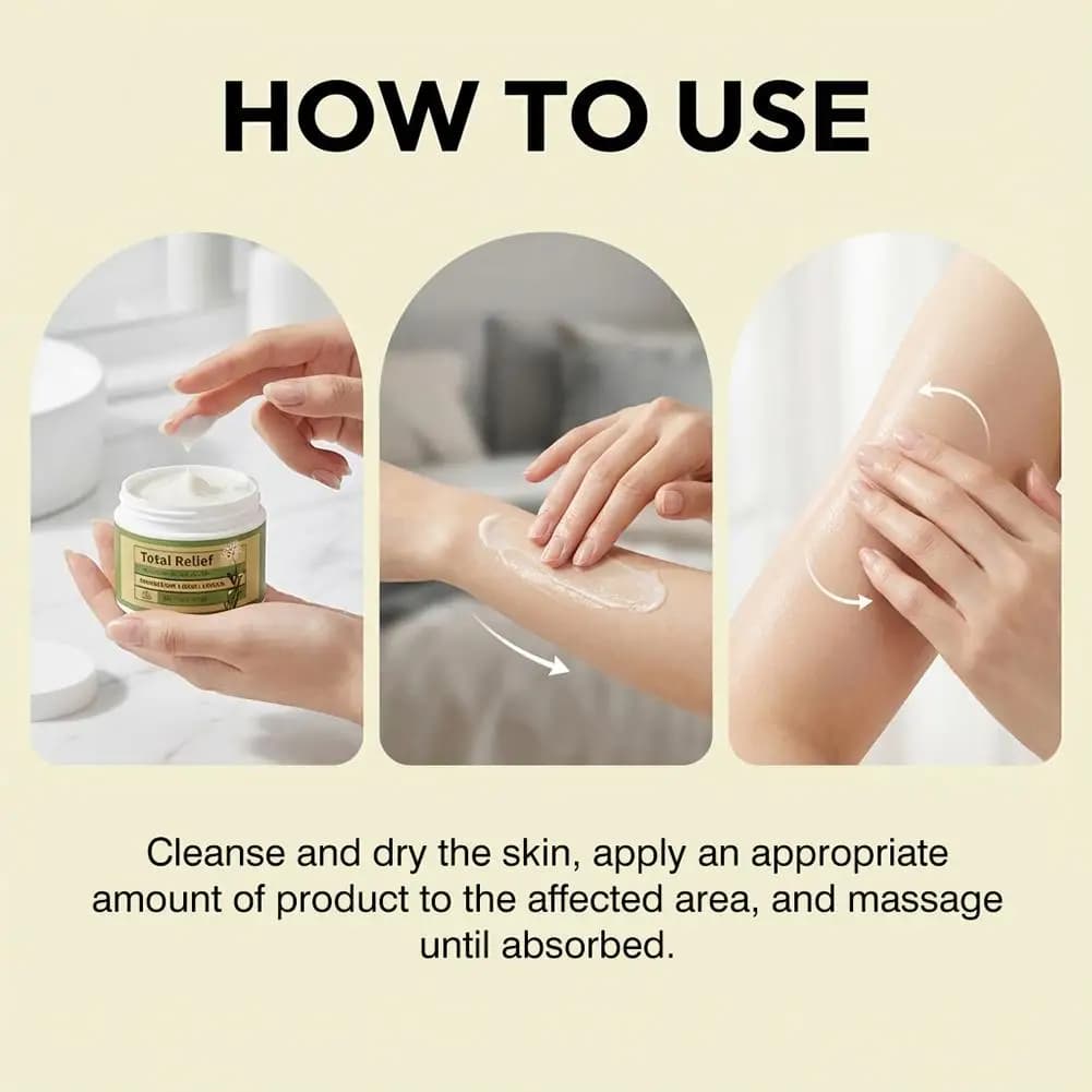 Crème de massage apaisante au magnésium naturel, hydratation longue durée, réparation des peaux sèches, soulagement de l'inconfort corporel, soin nourrissant doux