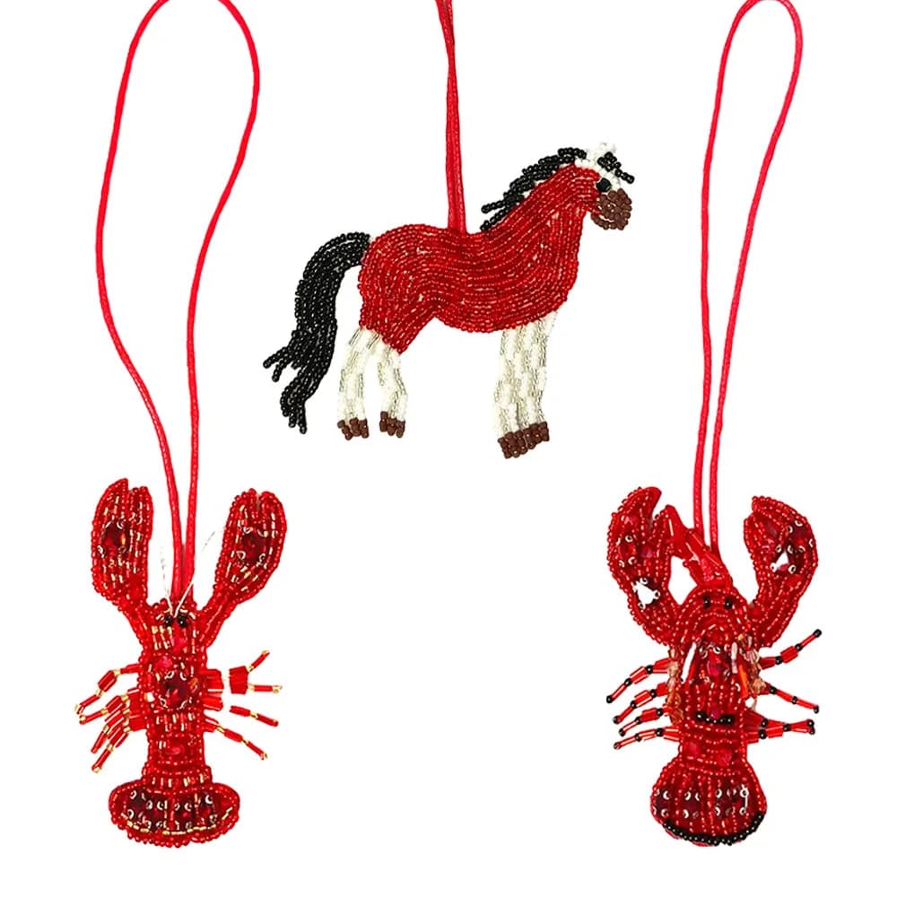 Patchs brodés en forme de homard et de crabe à coudre sur les vêtements