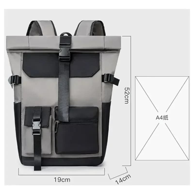 Sac à dos étanche pour Sports de plein air, loisirs, voyage, sac à dos enroulable pour ordinateur portable, sac d'ordinateur pour voyage en plein air, Camping, randonnée
