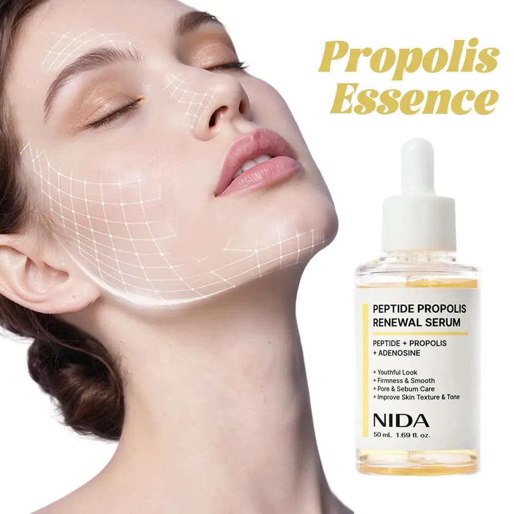 NIDA Propolis Peptide rajeunissement sérum pour le visage barrière cutanée Double réparation sérum crème raffermissante et lissante ensemble de soins de la peau du visage