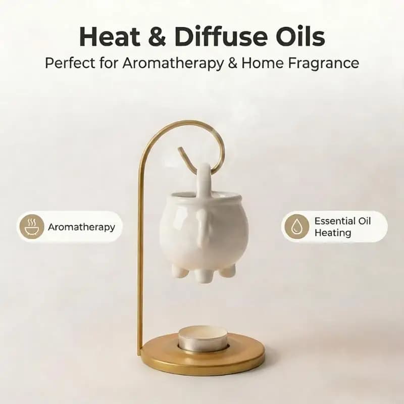 Brûleurs cire fondue, brûleurs d'huiles essentielles, brûleurs d'huile, chauffe-cire, support d'aromathérapie, diffuseur