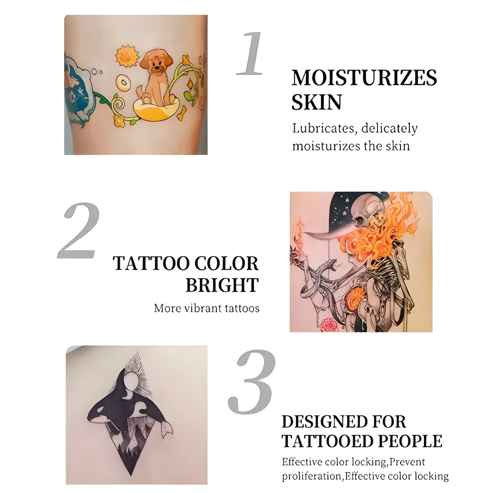 Bâton de soin de tatouage