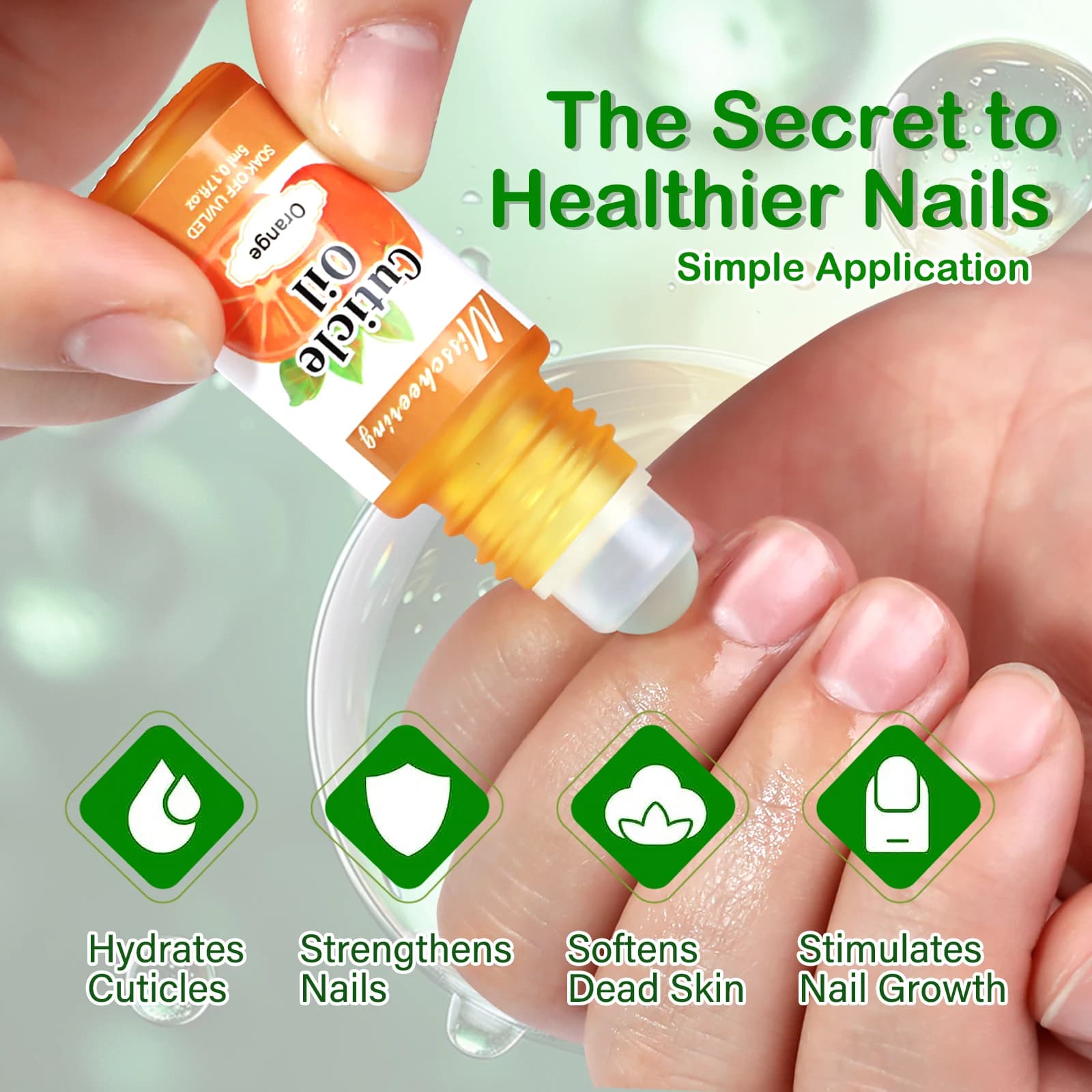 Huile nutritionnelle pour soins des ongles, 5ml, réparation des ongles abîmés, soin nourrissant, réparation des cuticules, renfort des cuticules, adapté à un usage quotidien
