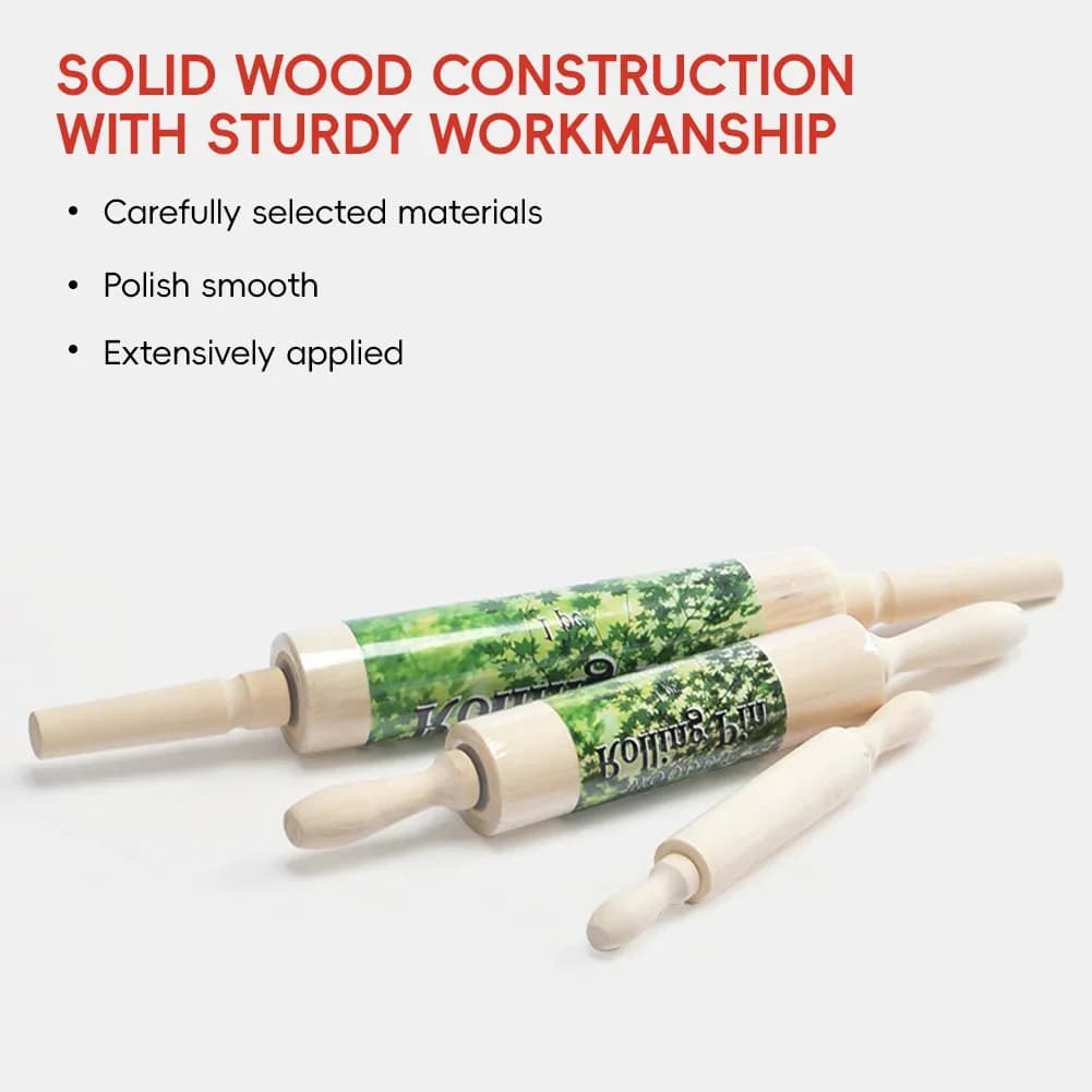 Rouleau à argile en bois pour la modelage de la pâte, outil de façonnage pour la poterie et la céramique